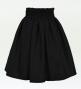 Hula Kids Solid Shantung Pa'u Skirt / Luxury Collection / Black / Jp154bk