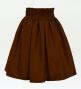 Hula Kids Solid Shantung Pa'u Skirt / Luxury Collection / Brown / Jp154br