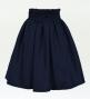 Hula Kids Solid Shantung Pa'u Skirt / Luxury Collection / Dark Blue / Jp154dbl
