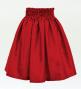 Hula Kids Solid Shantung Pa'u Skirt / Luxury Collection / Dark Red / Jp154drd