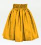 Hula Kids Solid Shantung Pa'u Skirt / Luxury Collection / Dark Yellow / Jp154dye