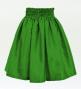 Hula Kids Solid Shantung Pa'u Skirt / Luxury Collection / Emerald Green / Jp154egr