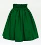 Hula Kids Solid Shantung Pa'u Skirt / Luxury Collection / Green / Jp154gr