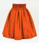 Hula Kids Solid Shantung Pa'u Skirt / Luxury Collection / Orange  / Jp154or