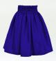 Hula Kids Solid Shantung Pa'u Skirt / Luxury Collection / Royal Blue / Jp154rbl