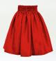 Hula Kids Solid Shantung Pa'u Skirt / Luxury Collection / Red /Jp154rd