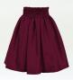Hula Kids Solid Shantung Pa'u Skirt / Luxury Collection / Wine  / Jp154wi