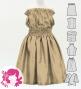 Hula Keiki Solid Shantung Set-Up / Luxury Collection / Beige / Jp155be