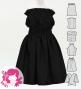 Hula Keiki Solid Shantung Set-Up / Luxury Collection / Black / Jp155bk