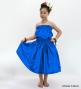Hula Keiki Solid Shantung Set-Up / Luxury Collection / Blue / Jp155bl