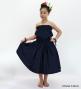 Hula Keiki Solid Shantung Set-Up / Luxury Collection / Dark Blue / Jp155dbl