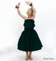 Hula Keiki Solid Shantung Set-Up / Luxury Collection / Dark Green / Jp155dgr