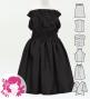 Hula Keiki Solid Shantung Set-Up / Luxury Collection / Dark Gray / Jp155dgy