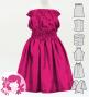 Hula Keiki Solid Shantung Set-Up / Luxury Collection / Dark Pink / Jp155dpi