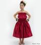 Hula Keiki Solid Shantung Set-Up / Luxury Collection / Dark Red 2 / Jp155drd2