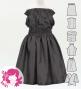 Hula Keiki Solid Shantung Set-Up / Luxury Collection / Gray / Jp155gy