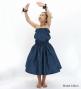 Hula Keiki Solid Shantung Set-Up / Luxury Collection / Gray Blue / Jp155gybl