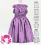 Hula Keiki Solid Shantung Set-Up / Luxury Collection / Lilac / Jp155li