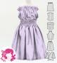 Hula Keiki Solid Shantung Set-Up / Luxury Collection / Lavender / Jp155lv