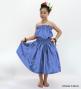 Hula Keiki Solid Shantung Set-Up / Luxury Collection / Marine Blue / Jp155mbl