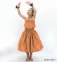 Hula Keiki Solid Shantung Set-Up / Luxury Collection / Peach / Jp155pe