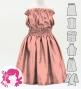 Hula Keiki Solid Shantung Set-Up / Luxury Collection / Pink Beige / Jp155pibe