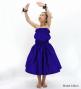 Hula Keiki Solid Shantung Set-Up / Luxury Collection / Royal Blue / Jp155rbl