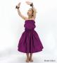 Hula Keiki Solid Shantung Set-Up / Luxury Collection / Red Purple / Jp155rdpu