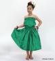Hula Keiki Solid Shantung Set-Up / Luxury Collection / Turquoise Blue / Jp155tbl