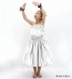 Hula Keiki Solid Shantung Set-Up / Luxury Collection / White / Jp155wh