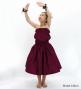 Hula Keiki Solid Shantung Set-Up / Luxury Collection / Wine / Jp155wi