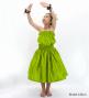 Hula Keiki Solid Shantung Set-Up / Luxury Collection / Yellow Green / Jp155yegr