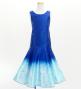 Hula Kids Shantung Long Gradation Dress / Luxury Collection / Blue & White / Jp156blwh