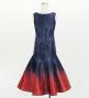 Hula Kids Shantung Long Gradation Dress / Luxury Collection / Navy & Dark Red / Jp156nvdrd