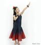Hula Kids Shantung Long Gradation Dress / Luxury Collection / Navy & Dark Red / Jp156nvdrd