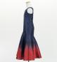 Hula Kids Shantung Long Gradation Dress / Luxury Collection / Navy & Dark Red / Jp156nvdrd