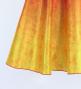 Hula Kids Shantung Long Gradation Dress / Luxury Collection / Orange & Yellow / Jp156orye