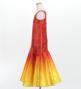 Hula Kids Shantung Long Gradation Dress / Luxury Collection / Orange & Yellow / Jp156orye