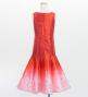 Hula Kids Shantung Long Gradation Dress / Luxury Collection / Red & White / Jp156rdwh