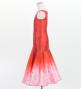 Hula Kids Shantung Long Gradation Dress / Luxury Collection / Red & White / Jp156rdwh