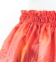 Hula Kids Shantung Pa'u Skirt with Kukui Flower & Kukui Nut Lei Print / Luxury Collection / Red / Jp158rd