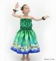 Hula Keiki Set-Up with Kukui Flower & Kukui Nut Lei Print / Luxury Collection / Green / Jp159gr