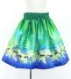 Hula Keiki Set-Up with Kukui Flower & Kukui Nut Lei Print / Luxury Collection / Green / Jp159gr