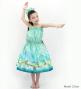 Hula Keiki Set-Up with Kukui Flower & Kukui Nut Lei Print / Luxury Collection / Light Blue / Jp159lbl
