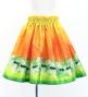 Hula Keiki Set-Up with Kukui Flower & Kukui Nut Lei Print / Luxury Collection / Orange / Jp159or