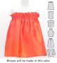 Hula Keiki Set-Up with Kukui Flower & Kukui Nut Lei Print / Luxury Collection / Red / Jp159rd