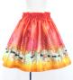 Hula Keiki Set-Up with Kukui Flower & Kukui Nut Lei Print / Luxury Collection / Red / Jp159rd