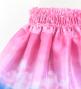 Hula Kids Double Shantung Pa'u Skirt with Hawaiian Flower & Sea Print / Luxury Collection / Jp160-2