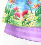 Hula Kids Blouse & Double Pa'u Set-Up with Hawaiian Flower & Sea Print / Luxury Collection / Jp161-1
