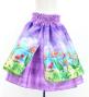 Hula Kids Blouse & Double Pa'u Set-Up with Hawaiian Flower & Sea Print / Luxury Collection / Jp161-1